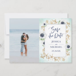 Wasserfarbe Elegantes Niedliches Anemone Blume Fot Save The Date