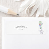 Wasserfarbe Elephant Ballon (Insitu)