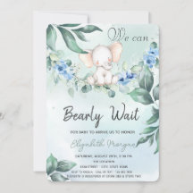 Wasserfarbe Elephant Blue Rose Kinderdusche