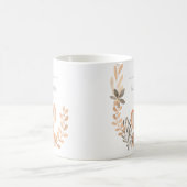 Wasserfarbe Elephant Boho Safari Gastgeschenk Kaffeetasse (Mittel)