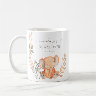 Wasserfarbe Elephant Boho Safari Gastgeschenk Kaffeetasse