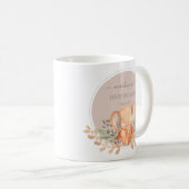 Wasserfarbe Elephant Boho Safari Gastgeschenk Kaffeetasse (VorderseiteRechts)