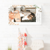 Wasserfarbe Elephant Safari Babydusche Banner (Insitu)