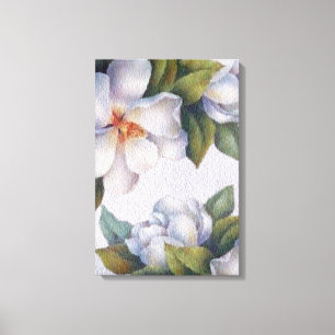 Wasserfarbe Elfenbein Magnolias Stretched Canvas P Leinwanddruck