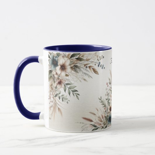 Wasserfarbe Elfenbeinblume Tasse (Links)