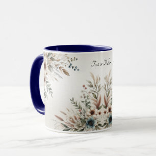 Wasserfarbe Elfenbeinblume Tasse