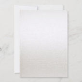 Wasserfarbe Elfenbeinblüten Hochzeit Einladung (Rückseite)