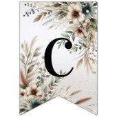 Wasserfarbe Elfenbeinblüten Jagdflagge Wimpelkette (Erste Fahne)