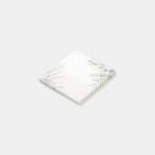 Wasserfarbe Elfenbeinblüten Post it Notes Post-it Klebezettel (angewinkelt)