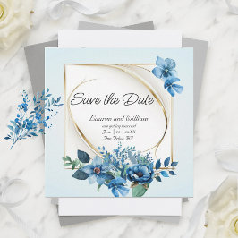 Wasserfarbe Emery Floral Save the Date