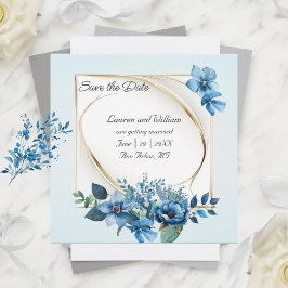 Wasserfarbe Emery Floral Save The Date