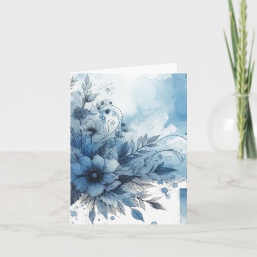 Wasserfarbe Ephemera Vintag Blank (Vorderseite)