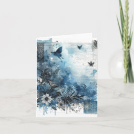 Wasserfarbe Ephemera Vintag Blank