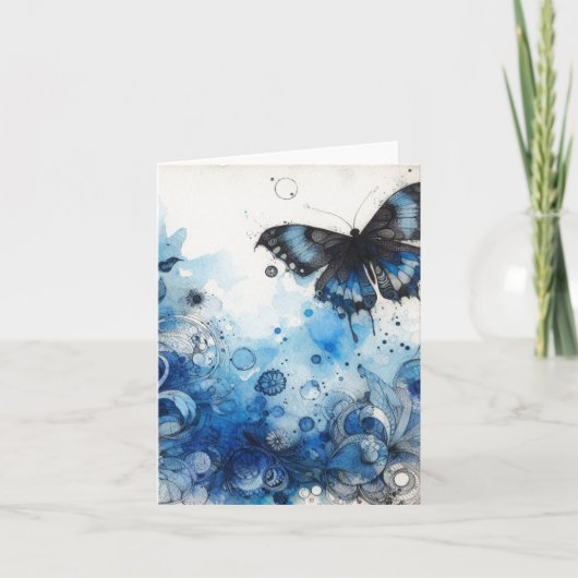 Wasserfarbe Ephemera Vintag Blank (Vorderseite)