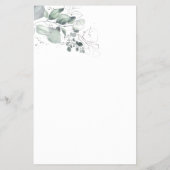 Wasserfarbe Er sagte, sie Dusche Spielkarte Flyer (Hinten)