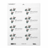 Wasserfarbe Erdbeere Doodle Rosa blaue Seife (Vorne)