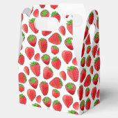 Wasserfarbe Erdbeere Geschenkschachtel (Geöffnet)