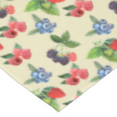 Wasserfarbe Erdbeere Himbeere Muster Currant Tischdecke (Schrägansicht)