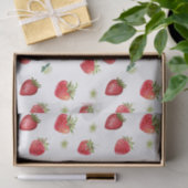 Wasserfarbe Erdbeeren Blume Obst und Erdbeeren Seidenpapier (Geschenk)