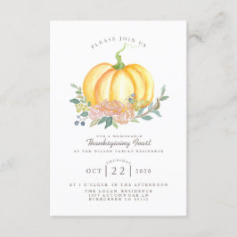 Wasserfarbe | Erntedank Fest Einladung