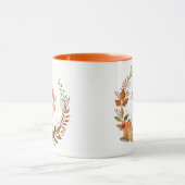 Wasserfarbe Erntedank Pumpkins Tasse (Zentrum)