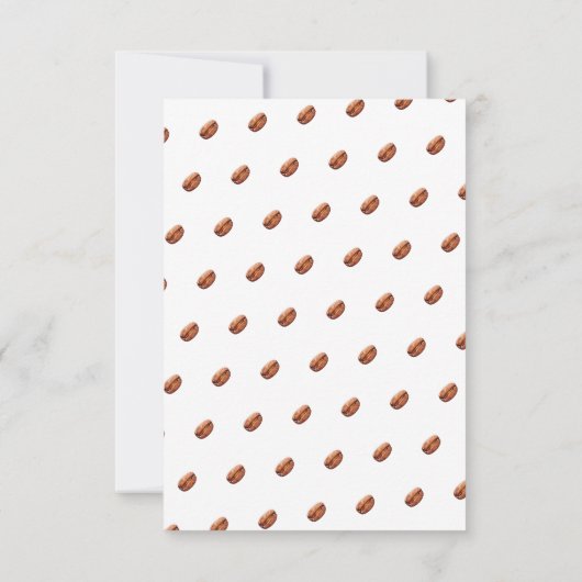 Wasserfarbe Espresso Martini Brautparty Dankeskarte (Rückseite)