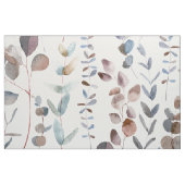 Wasserfarbe Eukalyptus Nahtloses Muster  Stoff (Fat Quarter (45,7 x 55,9 cm))