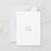 Wasserfarbe Evergreen Tree Pinselstriche 2 Mitteilungskarte (Rückseite)