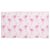 Wasserfarbe Fabulous Flamingo Reversible Pillow Kissenbezug (Vorderseite)