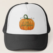 Wasserfarbe Fall Orange Pumpkin Truckerkappe (Vorderseite)