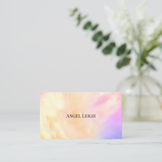 Wasserfarbe, Farbe, Grafik, Kunst, Visitenkarten Visitenkarte (Stehend Vorderseite)