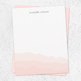 Wasserfarbe Farbe Rosa Feminine Ombre Mitteilungskarte