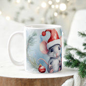 Wasserfarbe Feierliche Mäuse Weihnachten Tasse