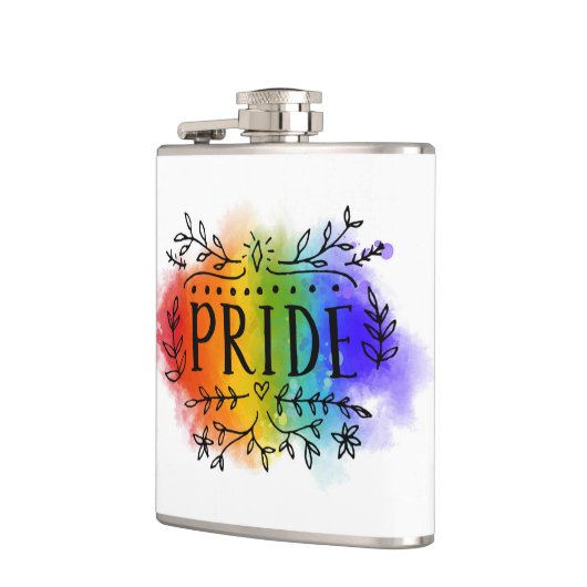 Wasserfarbe Flachmann (Links)