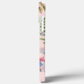 Wasserfarbe Flamingo Niedlich Personalisiert Case-Mate iPhone Hülle (Rückseite / Links)