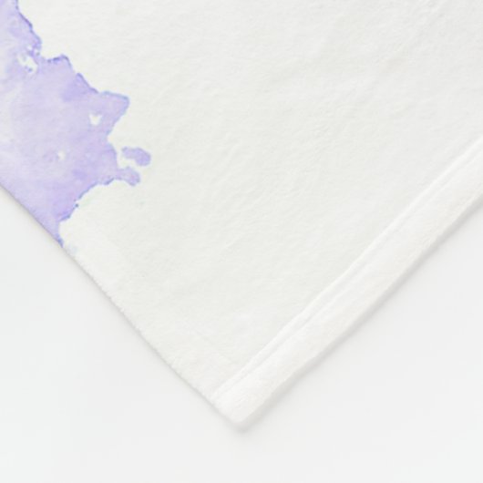 Wasserfarbe Fleecedecke (Ecke)