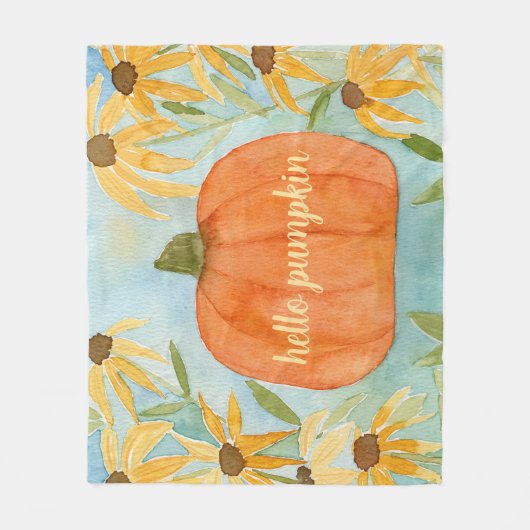 Wasserfarbe Fleecedecke (Vorderseite)