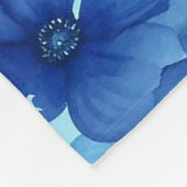 Wasserfarbe Floral Gemütlicher Komfort und Stil Fleecedecke (Ecke)