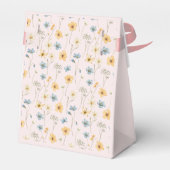 Wasserfarbe florale boho Mädchen Dusche danke Geschenkschachtel (Rückseite)
