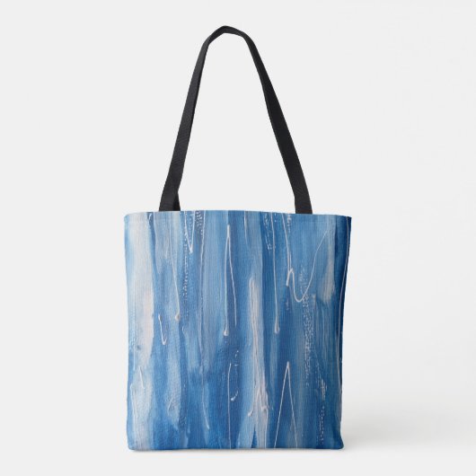 Wasserfarbe Florals Tote Tasche (Rückseite)