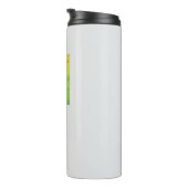 Wasserfarbe, Freude und Glück Thermosbecher (Nach rechts gedreht)