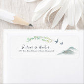 Wasserfarbe Friedliche grüne Rücksendeadresse (Insitu)