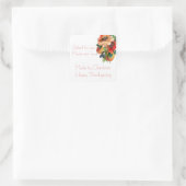 Wasserfarbe Frisch gebacken Quadratischer Aufkleber (Tasche)