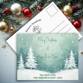 Wasserfarbe Frohe Weihnachten und glückliches Neue