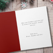 Wasserfarbe Frohe Weihnachtsbäume Karte