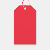 Wasserfarbe Frohe Weihnachtsfeiertage Kiefernwald Geschenkanhänger (Rückseite)