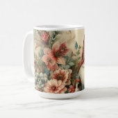 Wasserfarbe Frohe Weihnachtsgnom Kaffeetasse (Vorderseite Links)