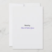 Wasserfarbe, Frühlingsblumen, Muttertagsbrunch Einladung (Rückseite)