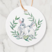 Wasserfarbe Frühlingsthema Party Liebesmarken Geschenkanhänger (Vorderseite)