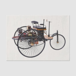 Wasserfarbe für antikes Fahrzeug Seidenpapier